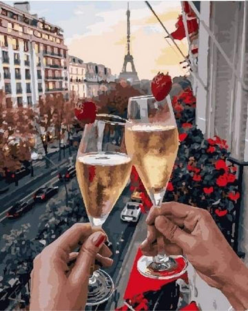 Paint by Numbers Kit - Paris with Love