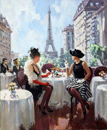 Paint by Numbers Kit - Parisiennes in Paris