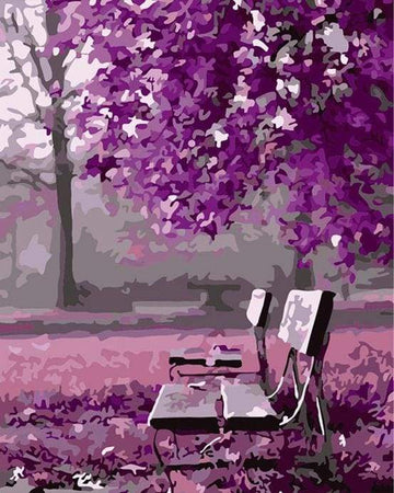 Paint by Numbers Kit - Park Bench