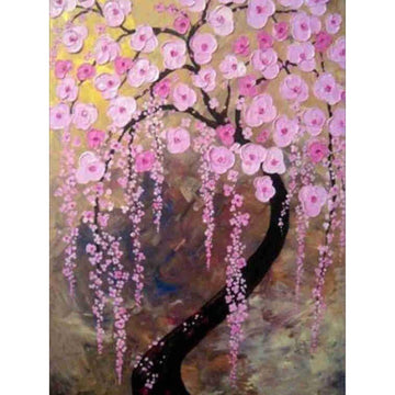 Diamond Paintings - Pink Flower Tree
