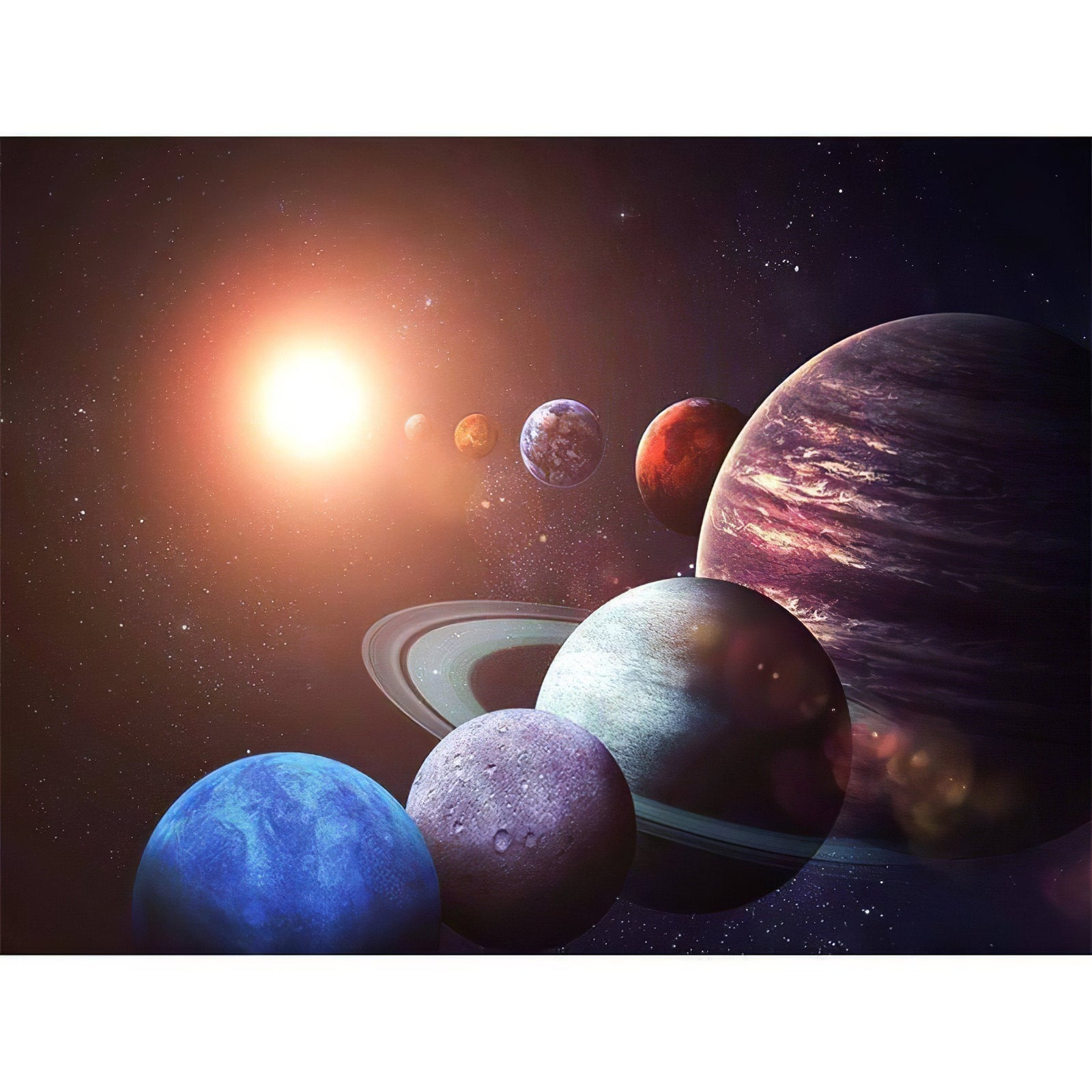 Diamond Paintings - Planets With Sun
