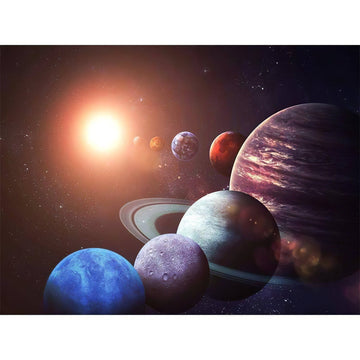 Diamond Paintings - Planets With Sun