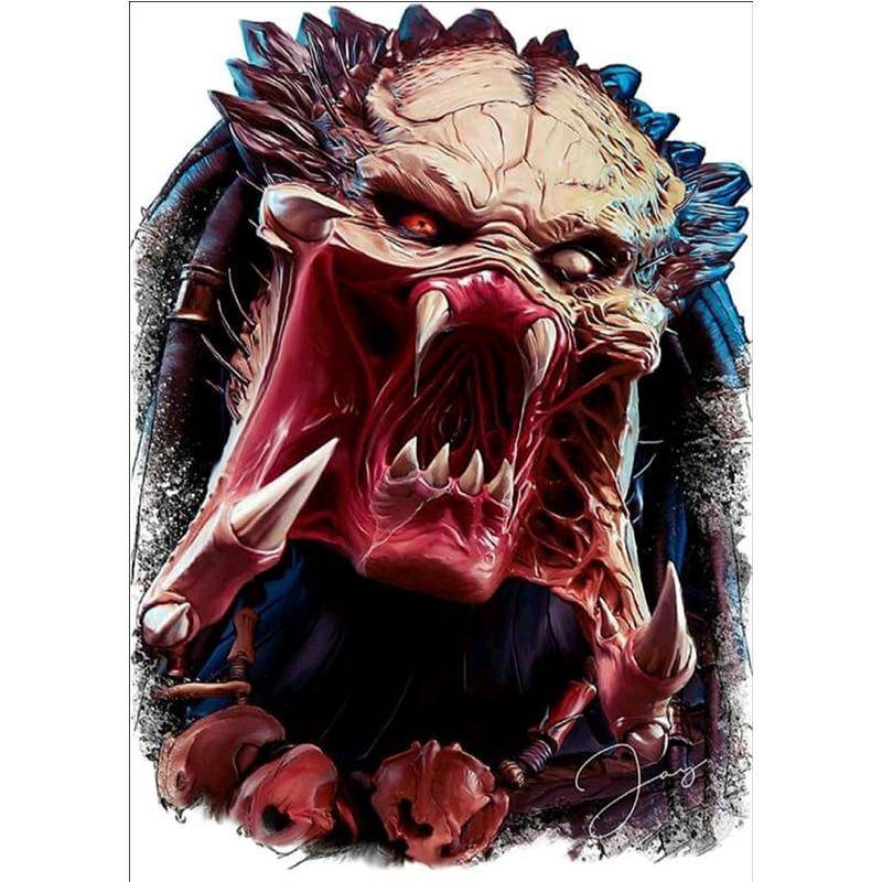 Diamond Paintings - Predator Skull