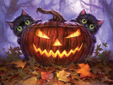 Diamond Paintings - Pumpkin Of Cats