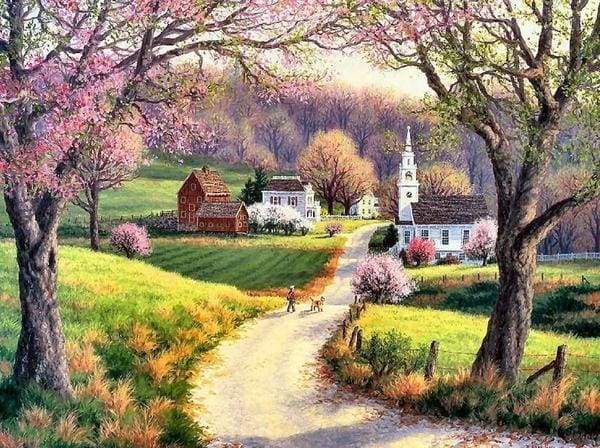 Paint by Numbers Kit - Quiet Garden Path