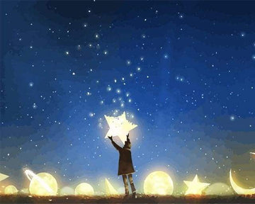 Paint by Numbers Kit - Reaching the Stars