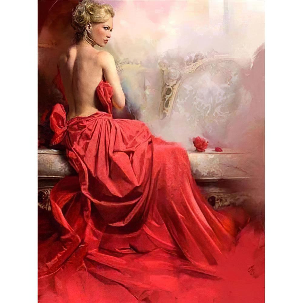 Diamond Paintings - Red Beauty