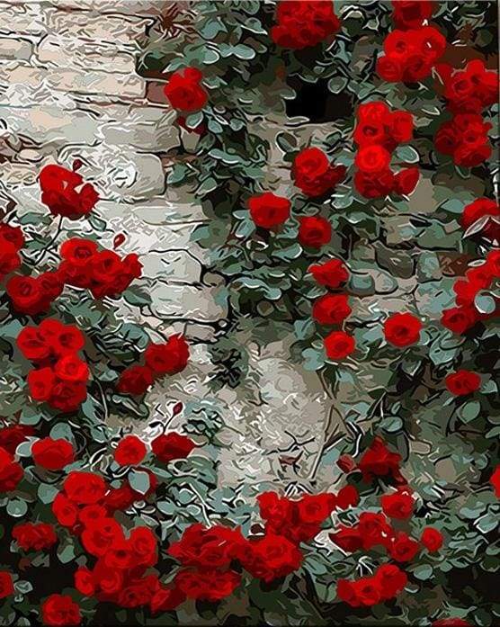 Paint by Numbers Kit - Red Roses