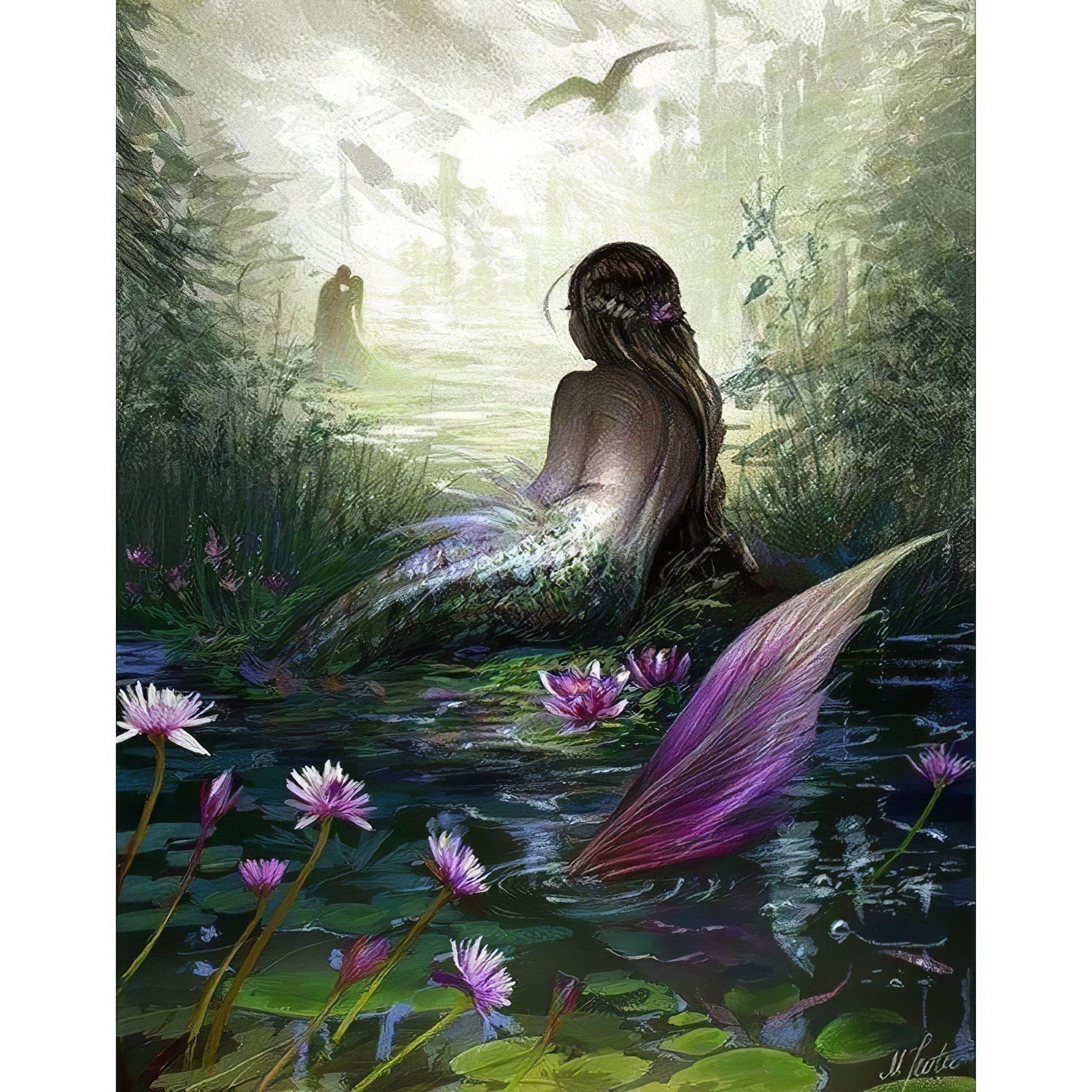 Diamond Paintings - Resting Mermaid