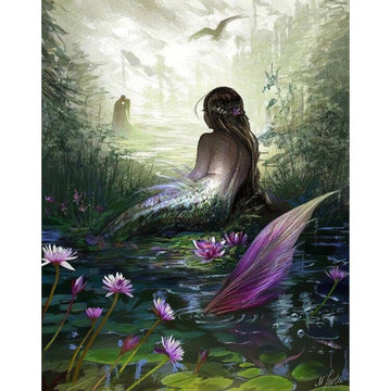 Diamond Paintings - Resting Mermaid