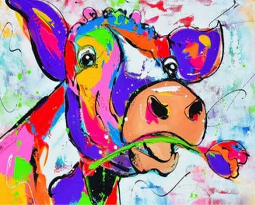 Paint by Numbers Kit - Romantic Cow