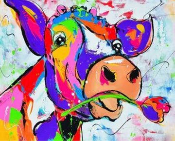 Paint by Numbers Kit - Romantic Cow