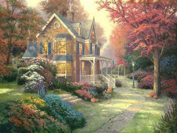 Paint by Numbers Kit - Romantic cottage