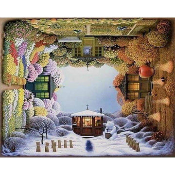 Paint by Numbers Kit - Rotating Seasons