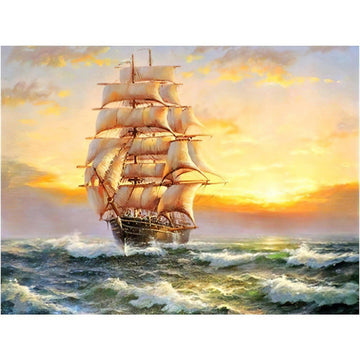 Diamond Paintings - Sailing Boat