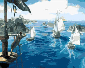 Paint by Numbers Kit - Sailing Over the Sea