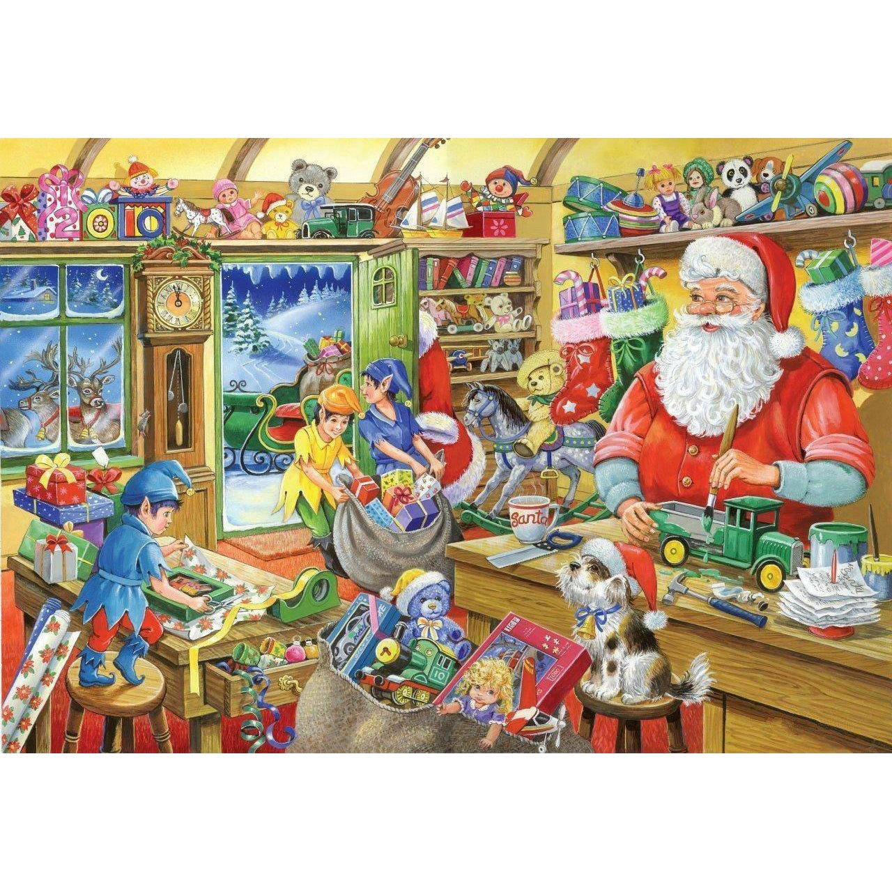 Diamond Paintings - Santa Claus Christmas Toy Shop