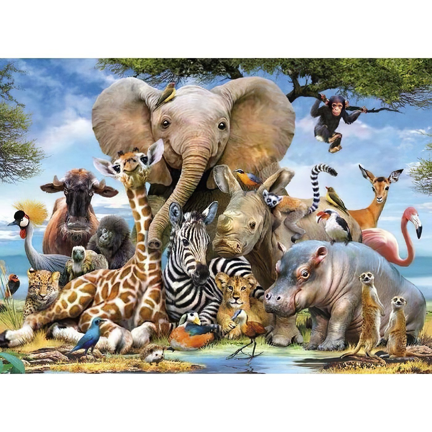 Diamond Paintings - Savane Animals