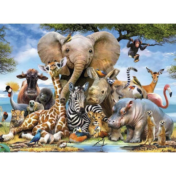 Diamond Paintings - Savane Animals