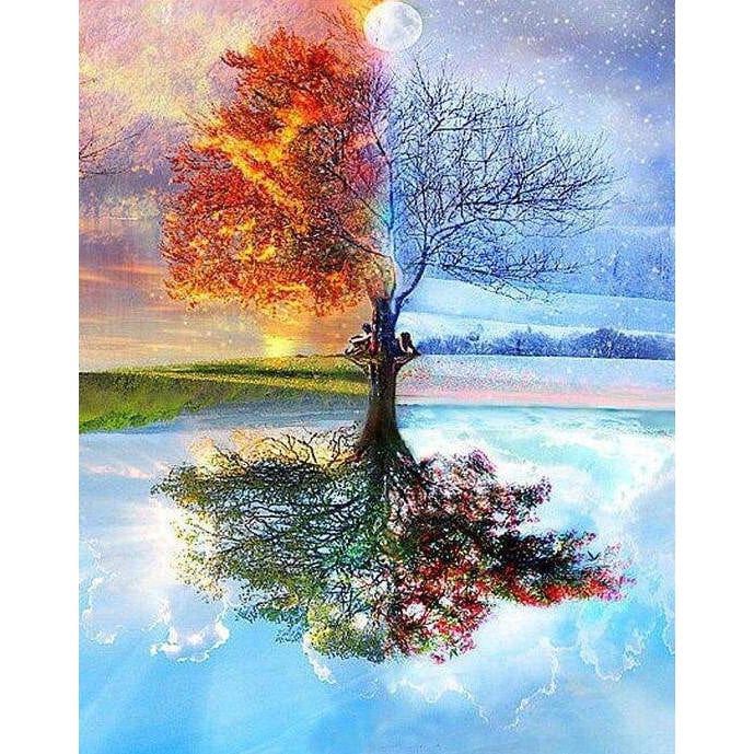 Diamond Paintings - Seasons On A Tree