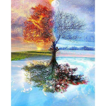 Diamond Paintings - Seasons On A Tree