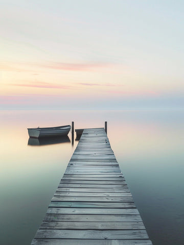 Paint by Numbers Kit - Serenity at Dawn Pier