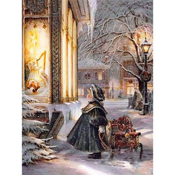Diamond Paintings - Shinning Star And Girl