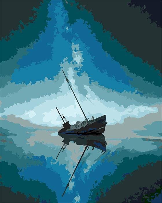 Paint by Numbers Kit - Sinking Boat