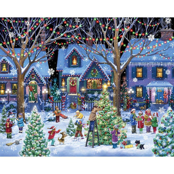 Diamond Paintings - Snow House