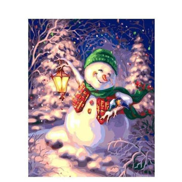 Paint by Numbers Kit - Snowman Happy