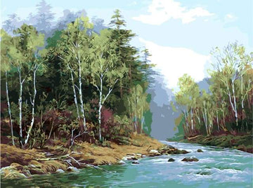 Paint by Numbers Kit - Spring River