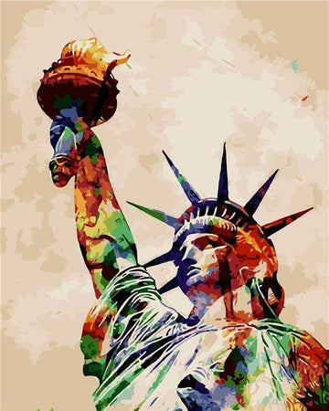 Paint by Numbers Kit - Statue of Liberty