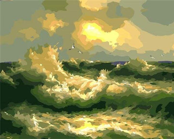 Paint by Numbers Kit - Stormy Sea