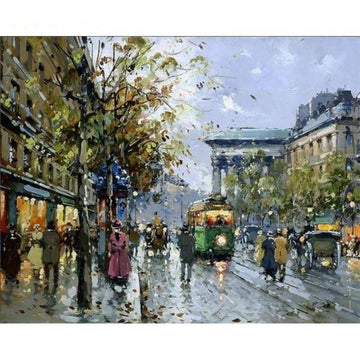 Paint by Numbers Kit - Street Panel
