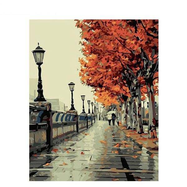 Paint by Numbers Kit - Street Scenery