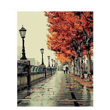 Paint by Numbers Kit - Street Scenery