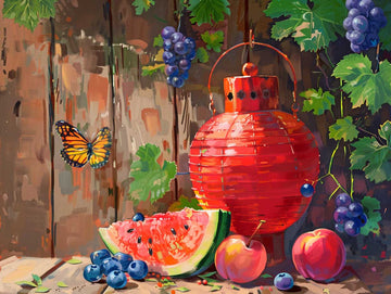 Paint by Numbers Kit - Summer Lanterns