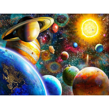 Diamond Paintings - Sun and Universe