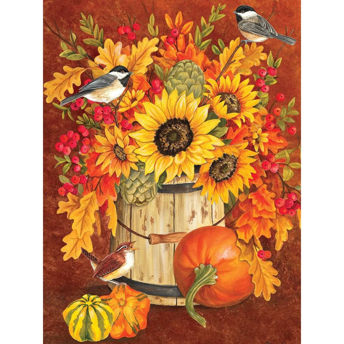 Diamond Paintings - Sunflower and Pumpkin