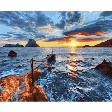 Paint by Numbers Kit - Sunset