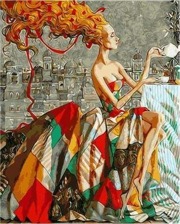 Paint by Numbers Kit - Tea Time