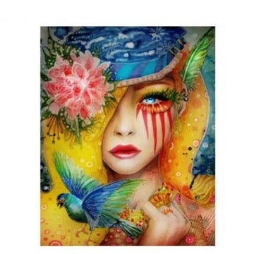 Paint by Numbers Kit - The Woman With Birds