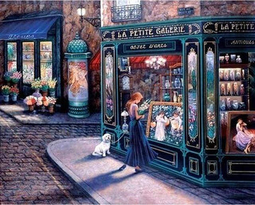 Paint by Numbers Kit - The small gallery in Paris