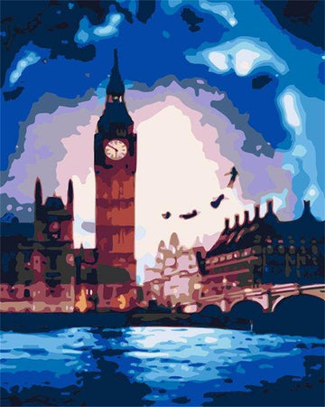 Paint by Numbers Kit - Times Square and River