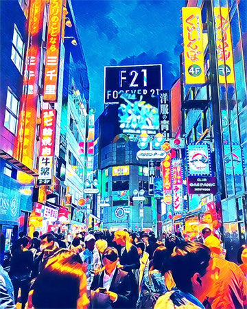 Paint by Numbers Kit - Tokyo Shibuya
