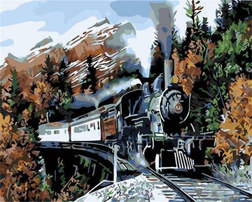 Paint by Numbers Kit - Train Coming