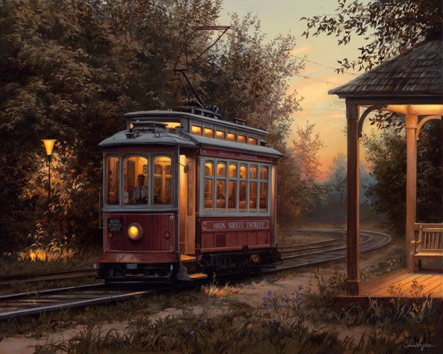 Paint by Numbers Kit - Tram station