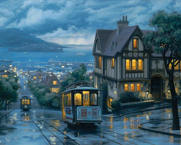 Paint by Numbers Kit - Tramway at dusk