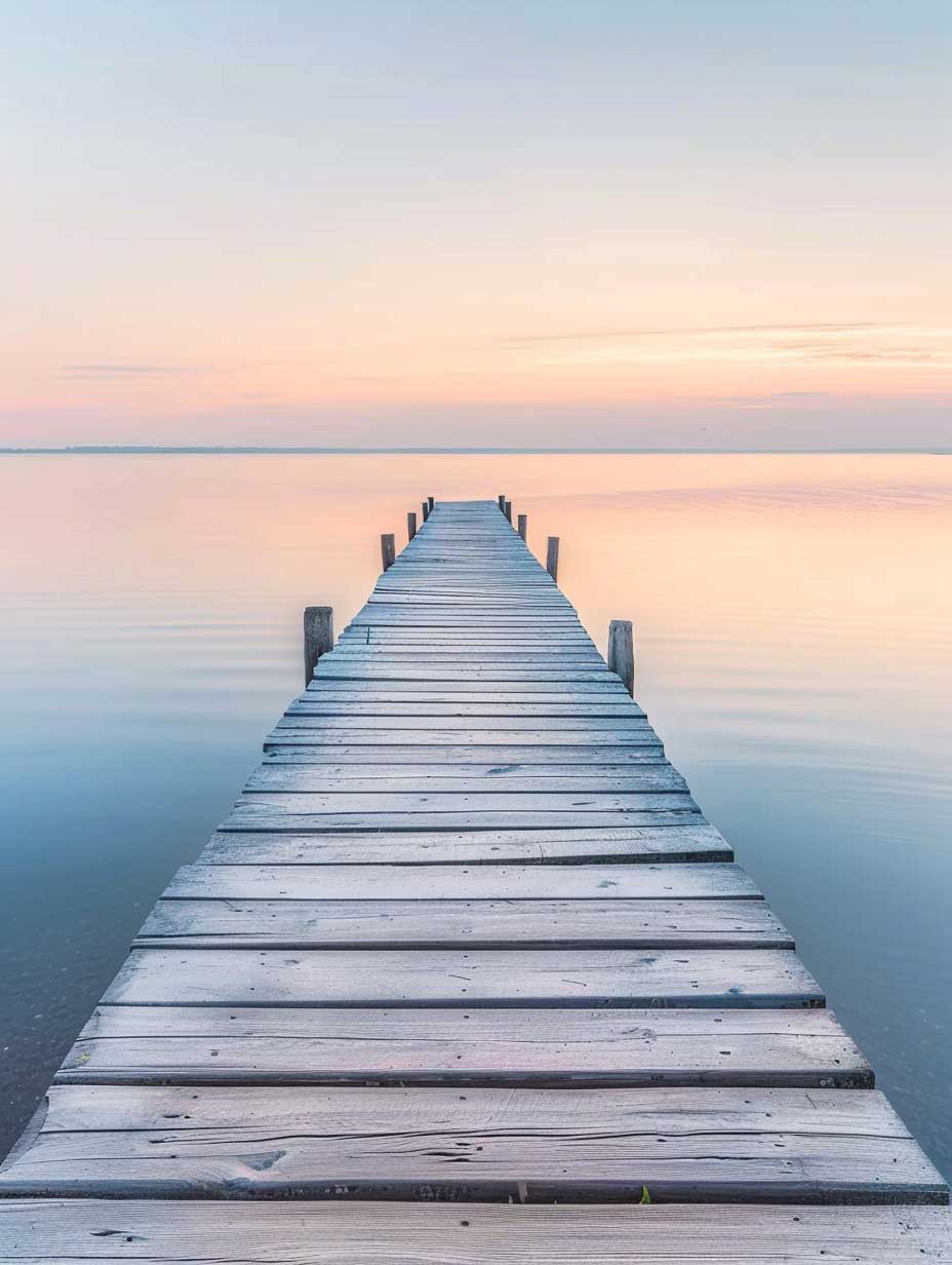 Paint by Numbers Kit - Tranquil Pier at Sunrise