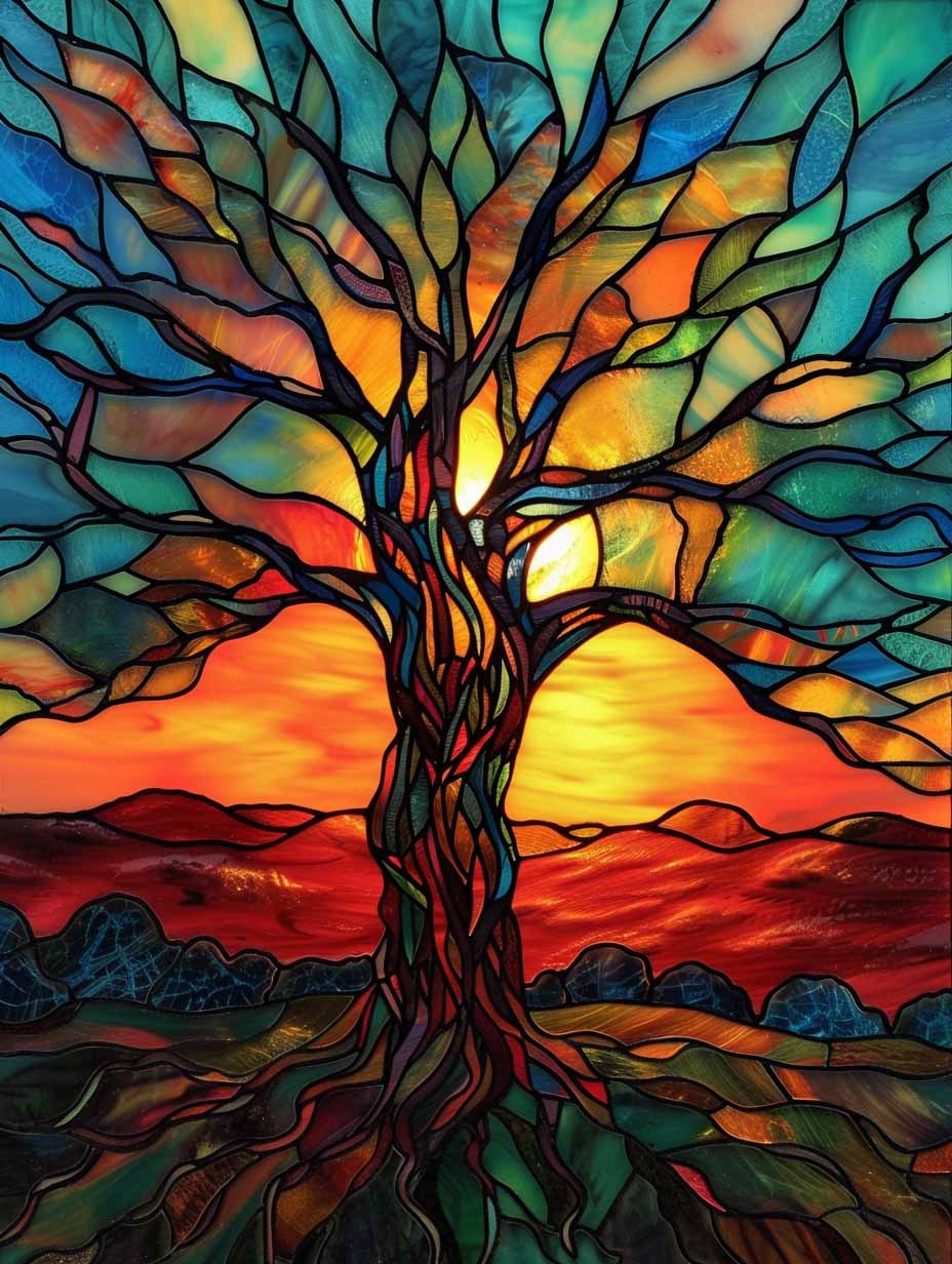 Paint by Numbers Kit - Tree of Light